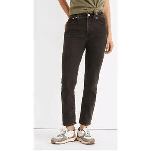 Madewell Women's Size 25 The Curvy Perfect Vintage Black Jean
